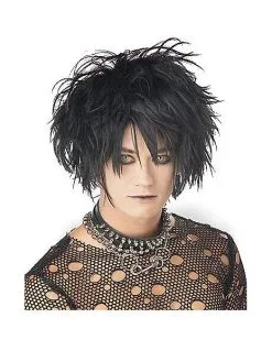 Spirit Halloween Black Midnight Fiend Wig