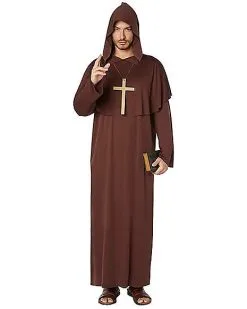 Spirit Halloween Adult Brown Monk Costume