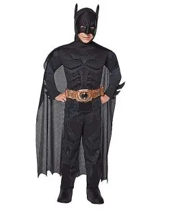 Spirit Halloween Kids Muscle Chest Batman Costume - Batman The Dark Knight