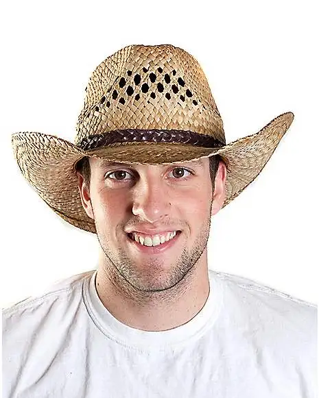 Spirit Halloween Western Seagrass Hat 4 Spirit Halloween Western Seagrass Hat - Image 2