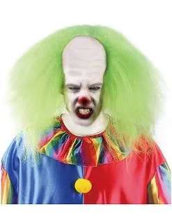 Spirit Halloween Green Clown Wig