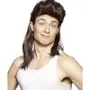Spirit Halloween Brown Mullet Wig -SPIRIT HALLOWEEN Sales 01179449 a