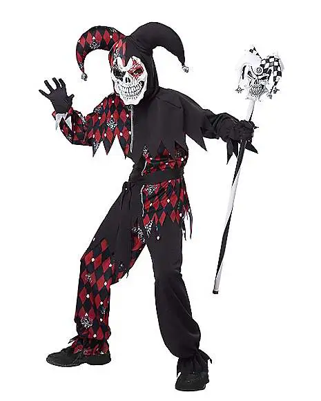 Spirit Halloween Kids Sinister Jester Costume 3 Spirit Halloween Kids Sinister Jester Costume