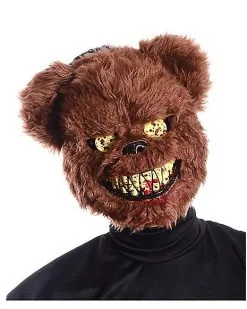 Spirit Halloween Brown Scary Teddy Bear Half Mask 10 Spirit Halloween Brown Scary Teddy Bear Half Mask -SPIRIT HALLOWEEN Sales 01224898 d