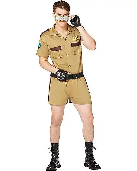 Spirit Halloween Adult Sergeant Short Pants Cop Costume 3 Spirit Halloween Adult Sergeant Short Pants Cop Costume