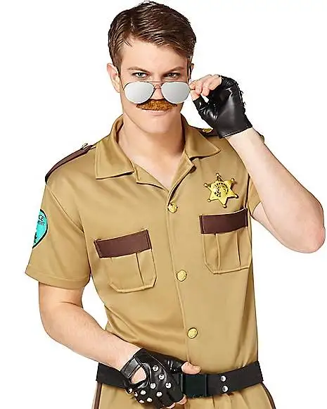 Spirit Halloween Adult Sergeant Short Pants Cop Costume 5 Spirit Halloween Adult Sergeant Short Pants Cop Costume - Image 3