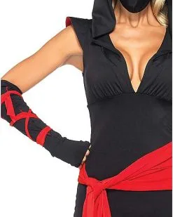 Spirit Halloween Adult Deadly Ninja Jumpsuit Costume -SPIRIT HALLOWEEN Sales 01256981 d