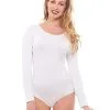 Spirit Halloween Long Sleeve White Bodysuit -SPIRIT HALLOWEEN Sales 01263821 a