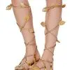 Spirit Halloween Gold Sandals -SPIRIT HALLOWEEN Sales 01266311 a