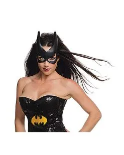 Spirit Halloween Hard Batman Half Mask - DC Comics