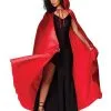 Spirit Halloween Red Satin Hooded Womens Cape 1 Spirit Halloween Red Satin Hooded Womens Cape -SPIRIT HALLOWEEN Sales 01277581 a
