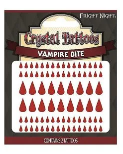 Spirit Halloween Vampire Bite Temporary Tattoos
