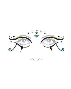 Spirit Halloween Egyptian Cleo Face Decal