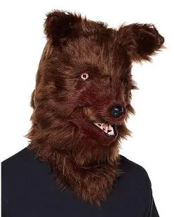 Spirit Halloween Adult Moving Mouth Wolf Full Mask -SPIRIT HALLOWEEN Sales 01321033 c