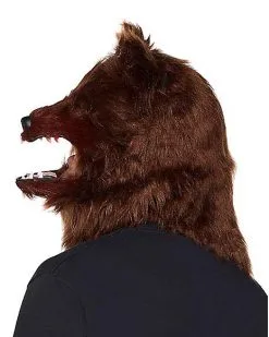 Spirit Halloween Adult Moving Mouth Wolf Full Mask -SPIRIT HALLOWEEN Sales 01321033 d