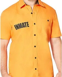 Spirit Halloween Arkham Inmate Work Shirt - Suicide Squad 10 Spirit Halloween Arkham Inmate Work Shirt - Suicide Squad -SPIRIT HALLOWEEN Sales 01324516 c