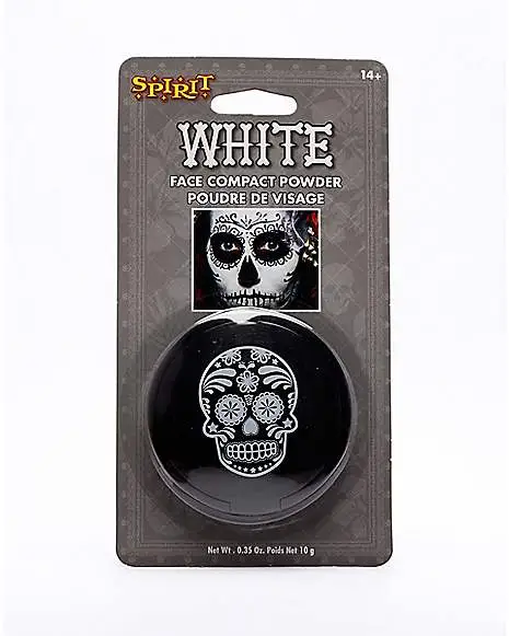 Spirit Halloween Skeleton White Face Powder 3 Spirit Halloween Skeleton White Face Powder