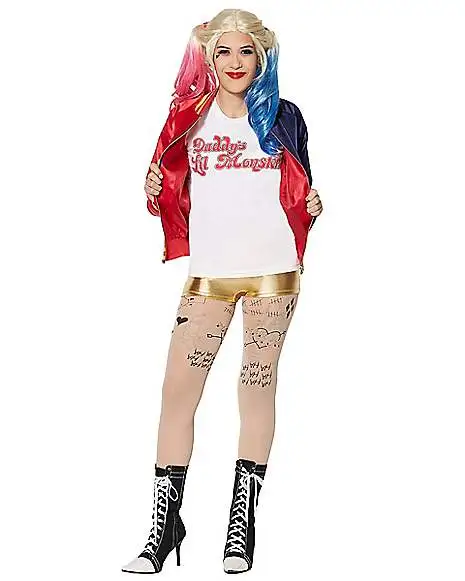 Spirit Halloween Daddys Lil Monster T Shirt - Suicide Squad 6 Spirit Halloween Daddys Lil Monster T Shirt - Suicide Squad - Image 4
