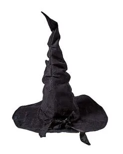 Spirit Halloween Black Witches Hat -SPIRIT HALLOWEEN Sales 01340686 c