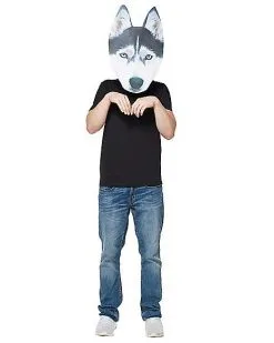 Spirit Halloween Big Head Foam Husky Half Mask -SPIRIT HALLOWEEN Sales 01346493 c