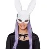 Spirit Halloween White Glitter Bunny Mask 1 Spirit Halloween White Glitter Bunny Mask -SPIRIT HALLOWEEN Sales 01347772 a 1