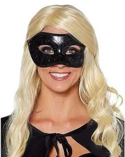 Spirit Halloween Black Masquerade Mask