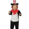 Spirit Halloween Baby Hooded Cat In The Hat One Piece Costume - Dr. Seuss