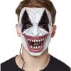 Spirit Halloween Laughing EL Wire Riot Clown Half Mask 1 Spirit Halloween Laughing EL Wire Riot Clown Half Mask -SPIRIT HALLOWEEN Sales 01359504 a
