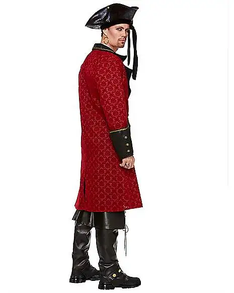 Spirit Halloween Red Pirate Jacket 4 Spirit Halloween Red Pirate Jacket - Image 2