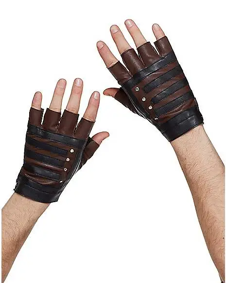 Spirit Halloween Fingerless Steampunk Gloves 3 Spirit Halloween Fingerless Steampunk Gloves