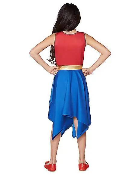 Spirit Halloween Kids Wonder Woman Costume Dress - DC Comics 4 Spirit Halloween Kids Wonder Woman Costume Dress - DC Comics - Image 2