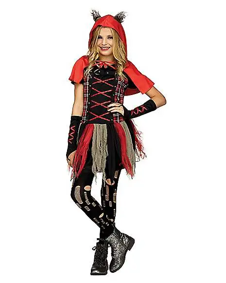 Spirit Halloween Kids Little Red Wolf Dress Costume 3 Spirit Halloween Kids Little Red Wolf Dress Costume