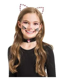 Spirit Halloween Rhinestone Cat Headband