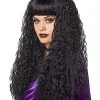 Spirit Halloween Black Crimped Wig With Bangs -SPIRIT HALLOWEEN Sales 01385707 a