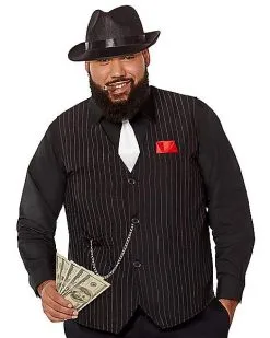 Spirit Halloween Gangster Vest -SPIRIT HALLOWEEN Sales 01387521 f