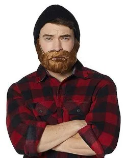 Spirit Halloween Lumberjack Brown Beard