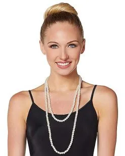 Spirit Halloween Faux Pearl Necklace -SPIRIT HALLOWEEN Sales 01389675 c