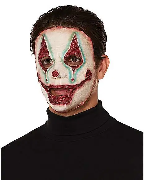 Spirit Halloween Killer Clown Half Mask 4 Spirit Halloween Killer Clown Half Mask - Image 2