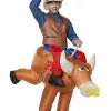 Spirit Halloween Adult Bull Rider Inflatable Costume -SPIRIT HALLOWEEN Sales 01401223 a