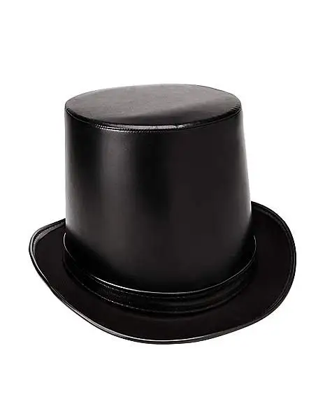 Spirit Halloween Vampire Faux Leather Top Hat 3 Spirit Halloween Vampire Faux Leather Top Hat