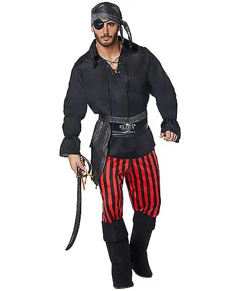 Spirit Halloween Adult Pirate Costume 3 Spirit Halloween Adult Pirate Costume