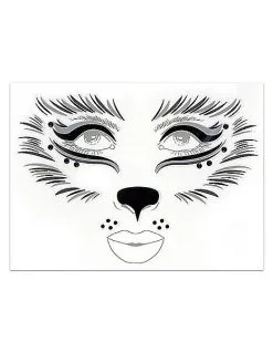 Spirit Halloween Wolf Face Decal