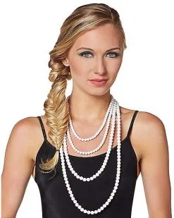 Spirit Halloween Faux Pearl Mermaid Necklace -SPIRIT HALLOWEEN Sales 01413715 c