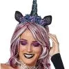 Spirit Halloween Dark Unicorn Flower Headband -SPIRIT HALLOWEEN Sales 01413749 a