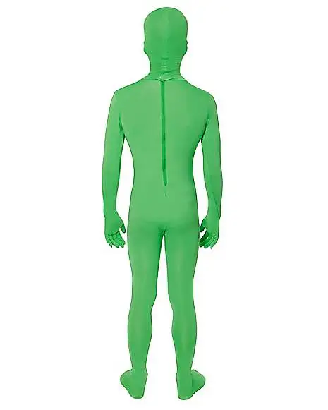 Spirit Halloween Kids Green Alien Skin Suit Costume 4 Spirit Halloween Kids Green Alien Skin Suit Costume - Image 2