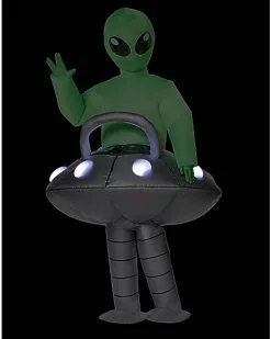 Spirit Halloween Kids Light Up Alien UFO Inflatable Costume -SPIRIT HALLOWEEN Sales 01416130 c
