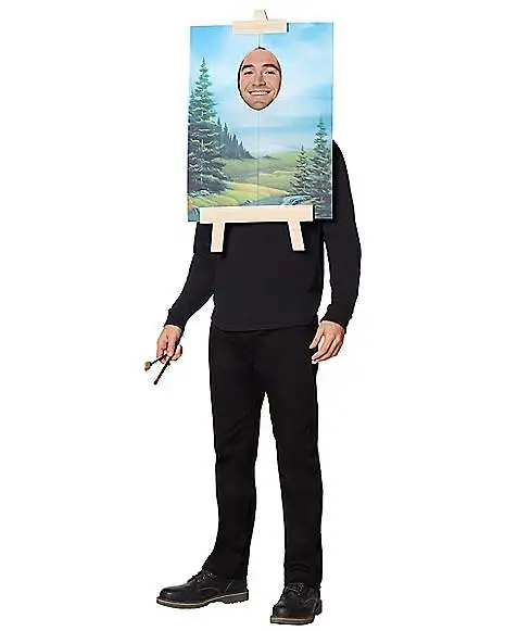 Spirit Halloween Adult Bob Ross Painting Costume - Firefly 4 Spirit Halloween Adult Bob Ross Painting Costume - Firefly - Image 2