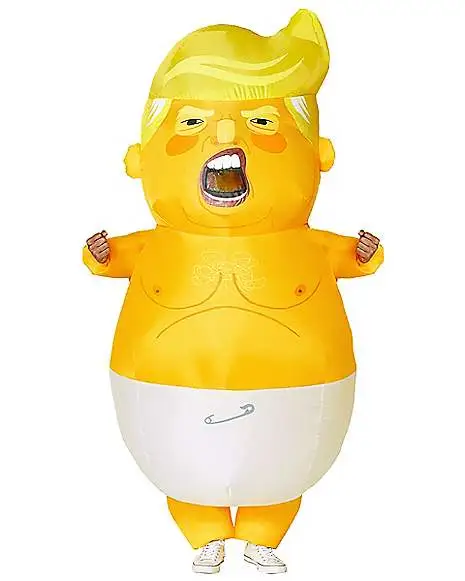 Spirit Halloween Adult Baby Prez Inflatable Costume 3 Spirit Halloween Adult Baby Prez Inflatable Costume