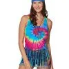 Spirit Halloween Tie Dye Fringe Tank Top -SPIRIT HALLOWEEN Sales 01425651 a