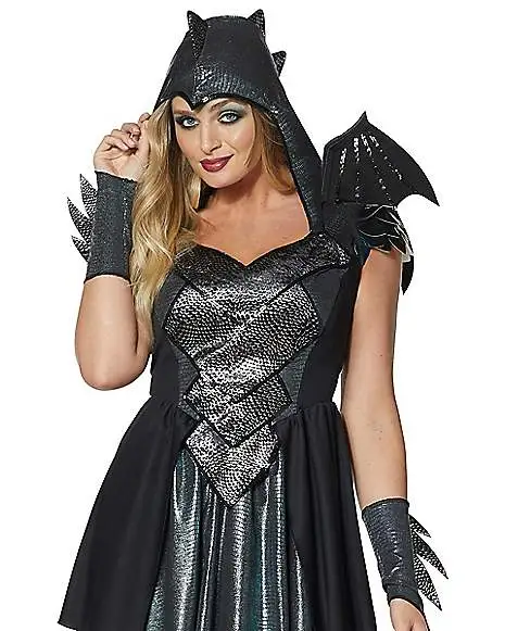Spirit Halloween Adult Dragon Dress Costume 5 Spirit Halloween Adult Dragon Dress Costume - Image 3